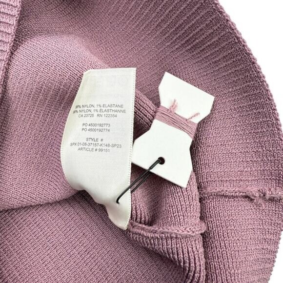 BABATON Aritzia Sculpt Knit Ribbed Squareneck Tank Mini Dress Sz XS Claremont - Picture 7 of 8